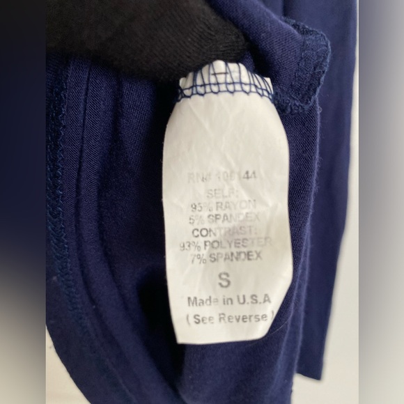 Lily Blue Beach Cover-Up Top S - Picture 5 of 12